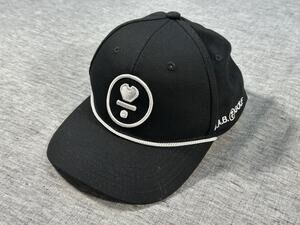 L.A.B. Golf Hat Cap Adult Black Snapback Adjustable Life Angle Balance Cotton